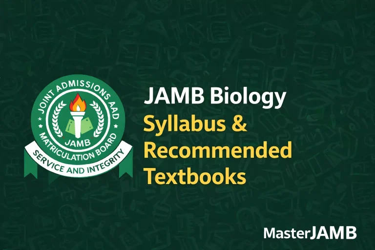 JAMB Biology Syllabus
