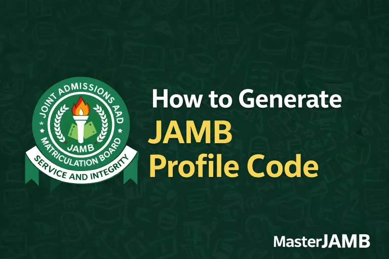 How to Generate JAMB Profile Code for 2027