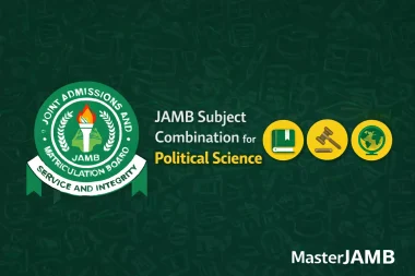 JAMB subject combination for Political Science 2026