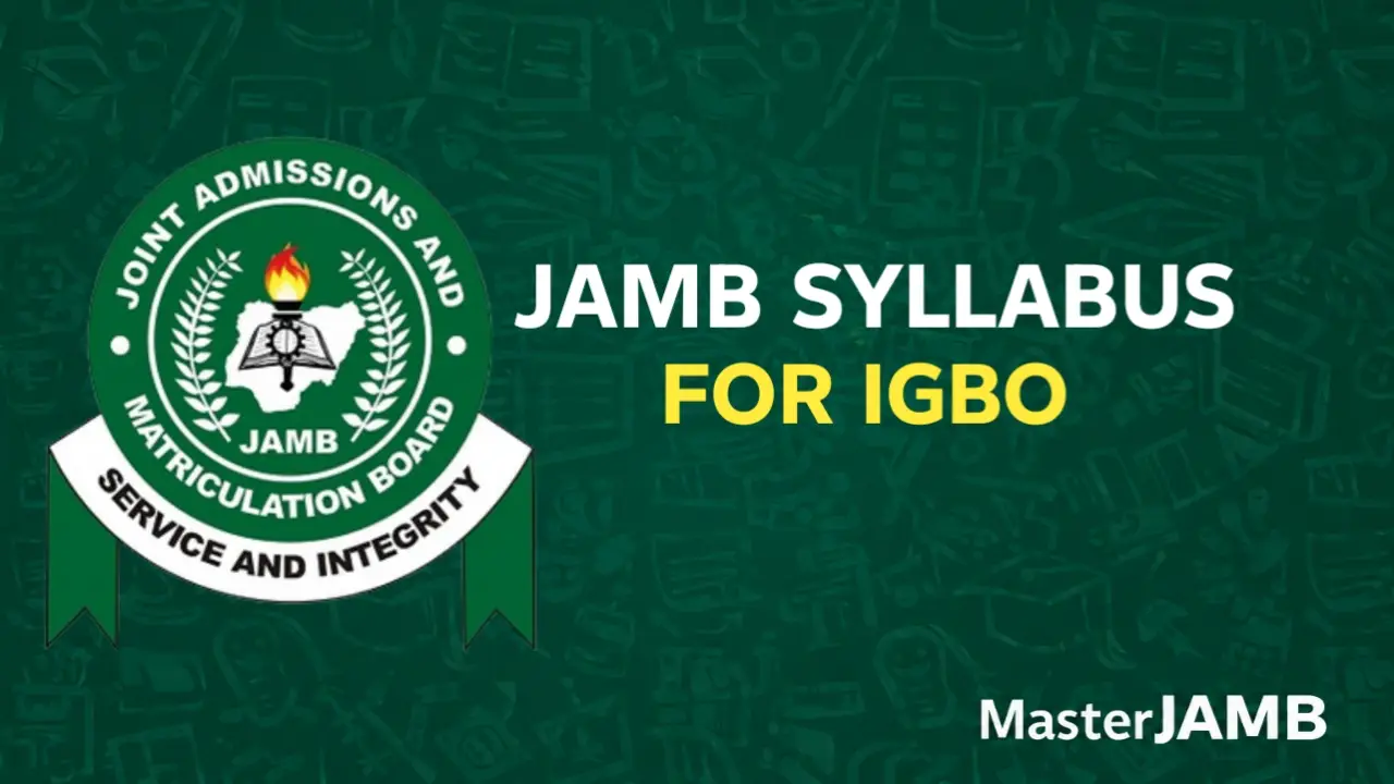 JAMB Syllabus for Igbo