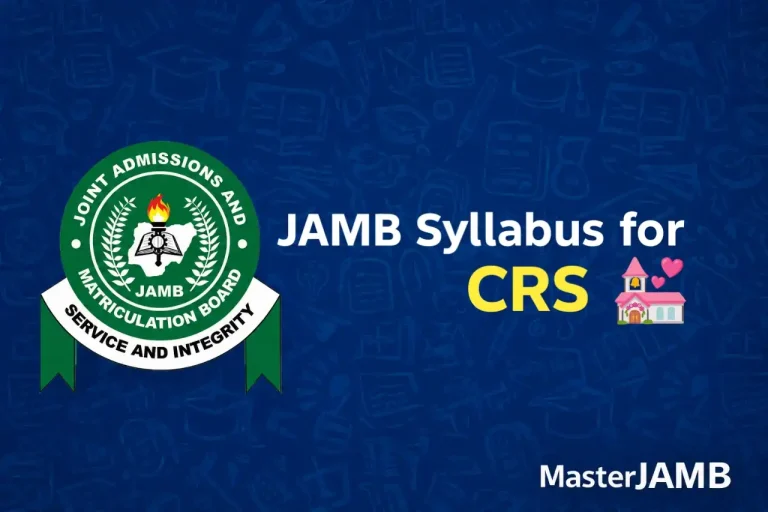 JAMB Christian Religious Studies Syllabus