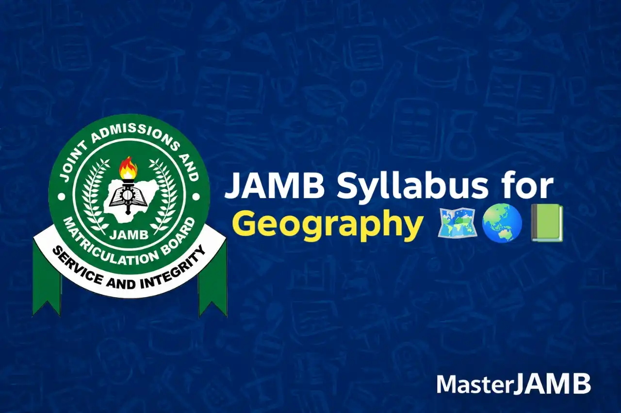 JAMB syllabus for Geography