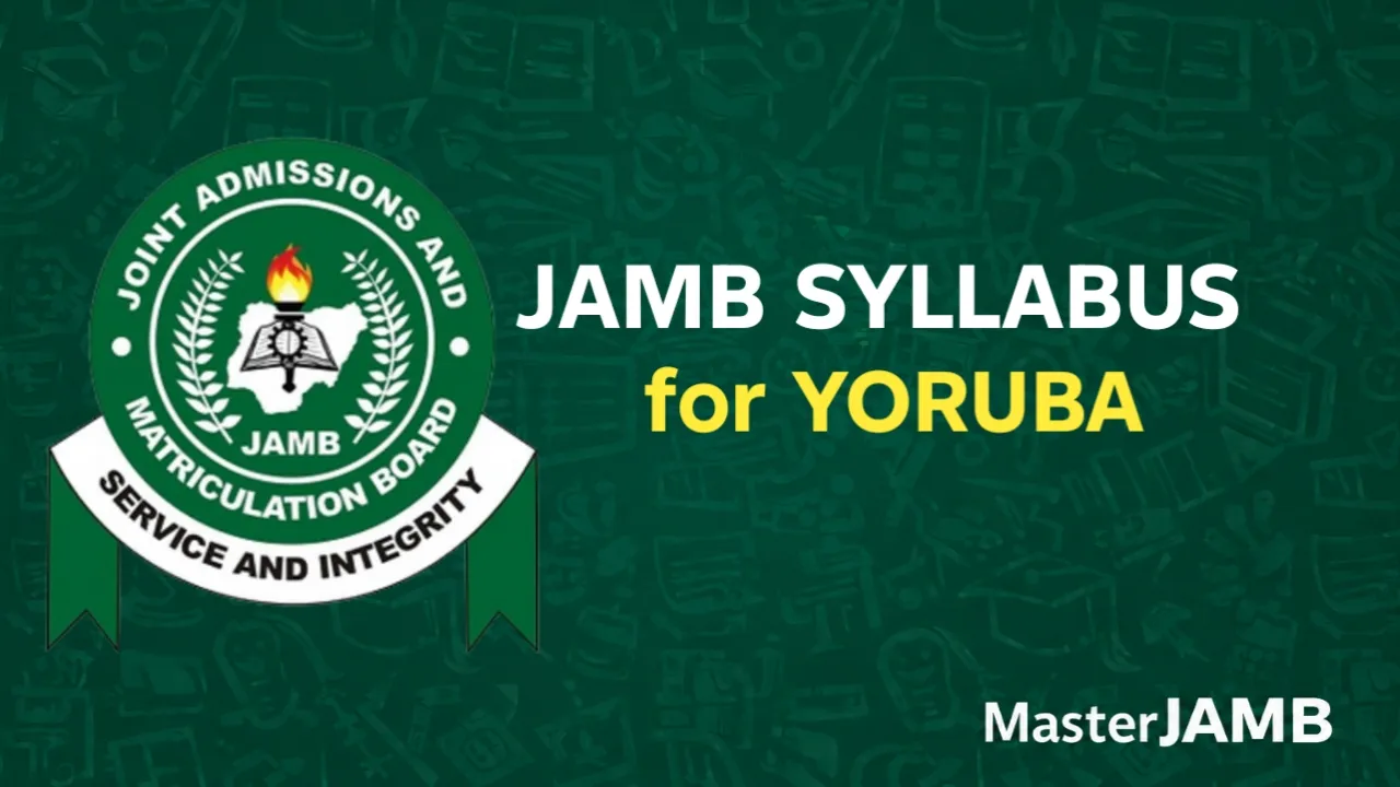 JAMB Yoruba Syllabus